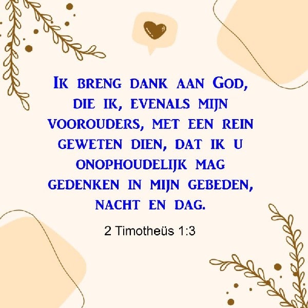 2 Timotheus 1:3