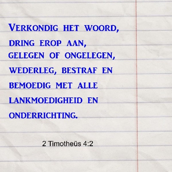 2 Timotheus 4:2
