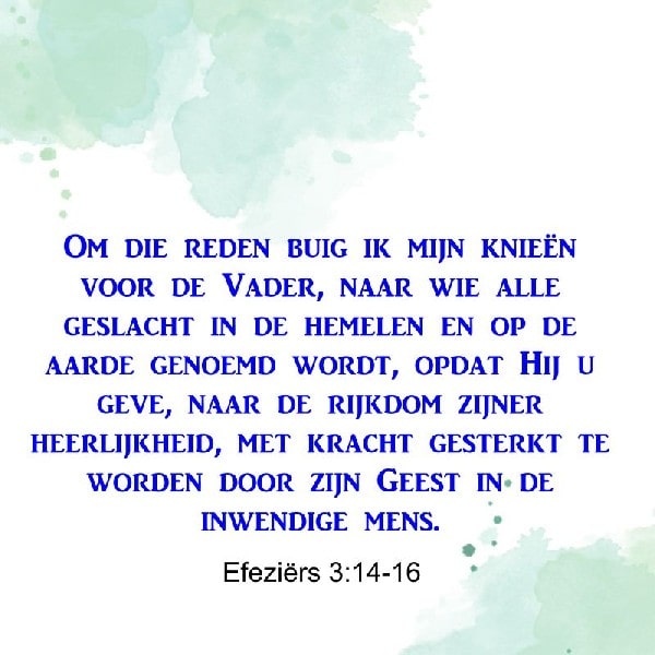 Efeziërs 3:14-16
