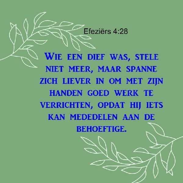 Efeziërs 4:28