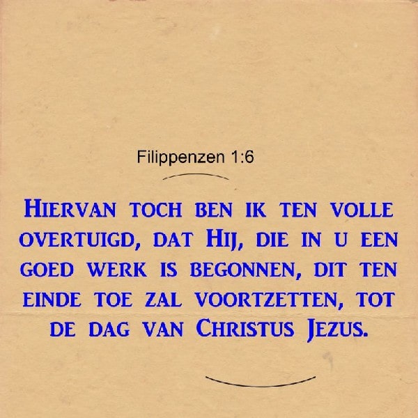 Filippenzen 1:6