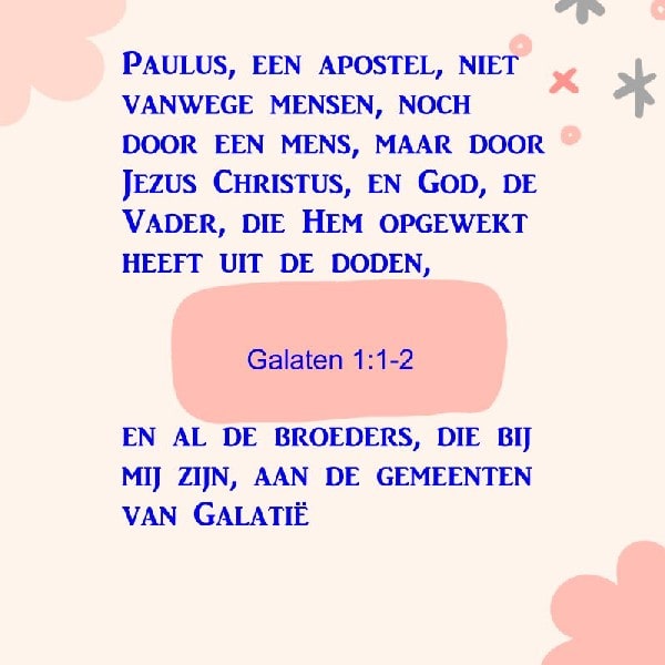 Galaten 1:1-2