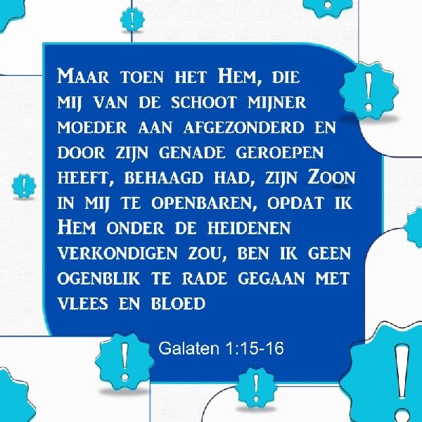 Galaten 1:15-16