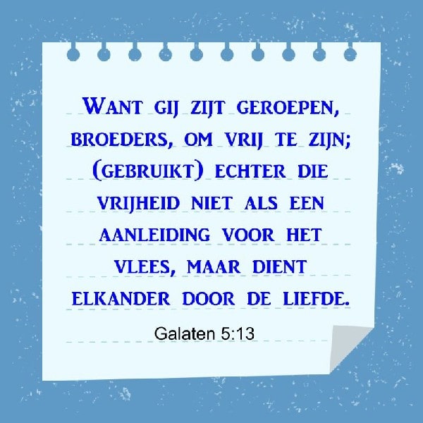 Galaten 5:13