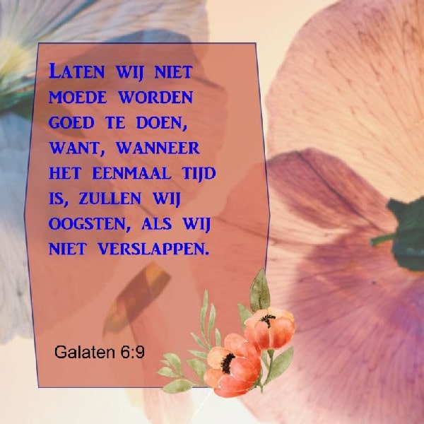 Galaten 6:9