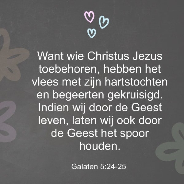 Galaten 5:24-25