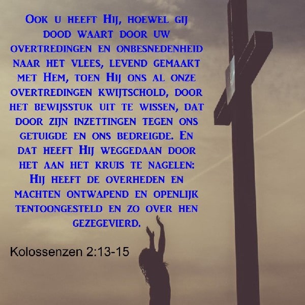 Kolossenzen 2:13-15