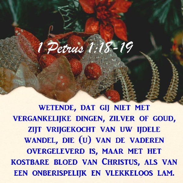 1 Petrus 1:18-19