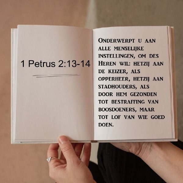 1 Petrus 2:13-14