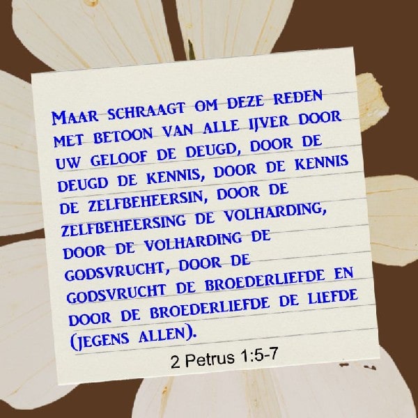 2 Petrus 1:5-7