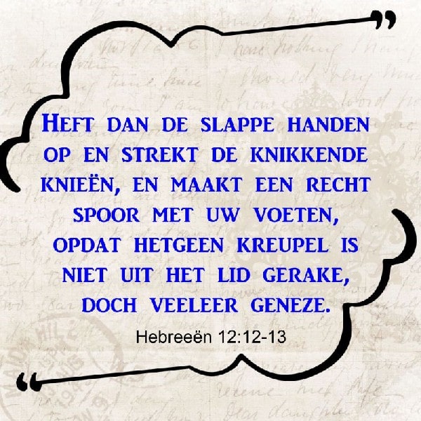 Hebreeën 12:12-13