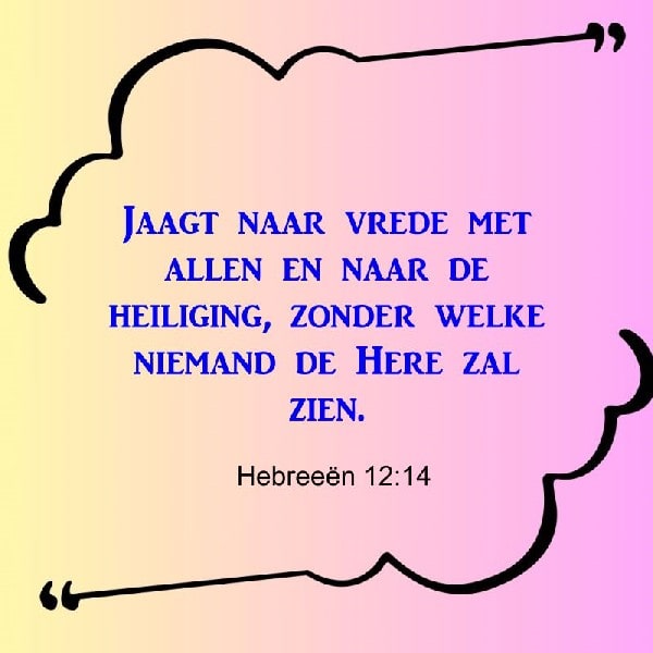 Hebreeën 12:14