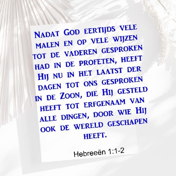 Hebreeën 1:1-2