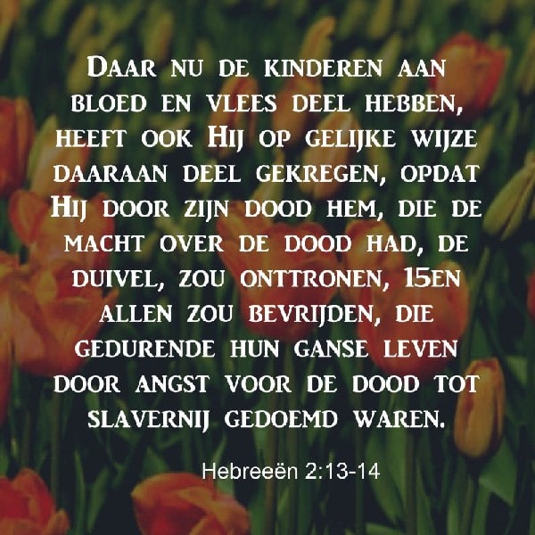 Hebreeën 2:14-15