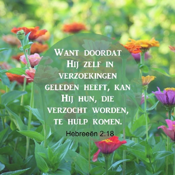Hebreeën 2:18