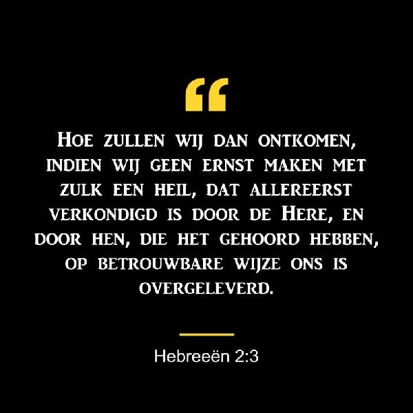 Hebreeën 2:3