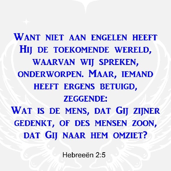 Hebreeën 2:5-6