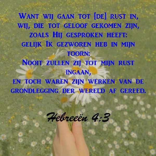 Hebreeën 4:3
