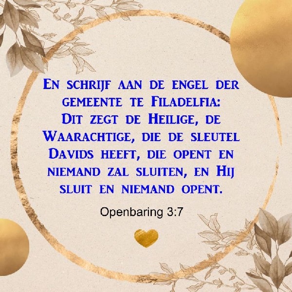 Openbaring 3:7