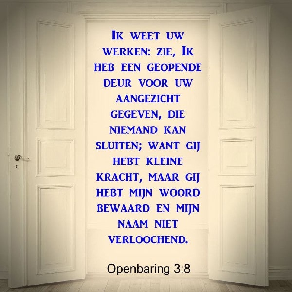 Openbaring 3:8