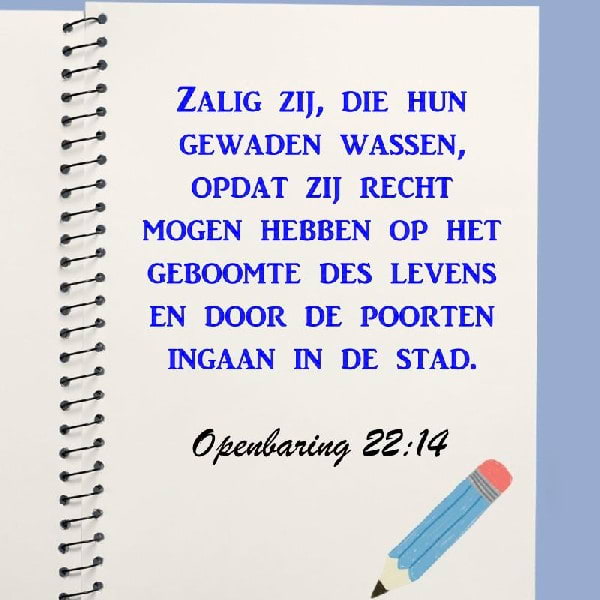 Openbaring 22:14