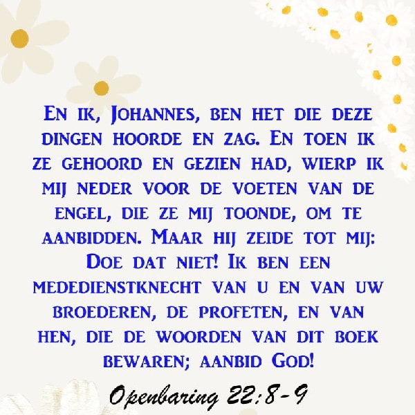 Openbaring 22:8-9