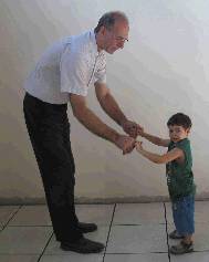 Grote bokser tegen kleine